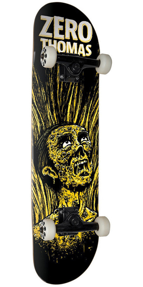 Zero Thomas Apocalypse Complete Skateboard - Black/Yellow - 8.0in
