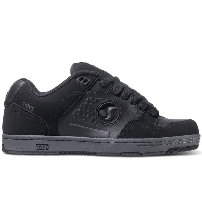 DVS Discord Skateboard Shoes - Black/Grey Trubuck 007