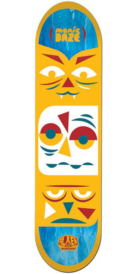 Alien Workshop Manic Daze Large Skateboard Deck - Orange - 8.5in