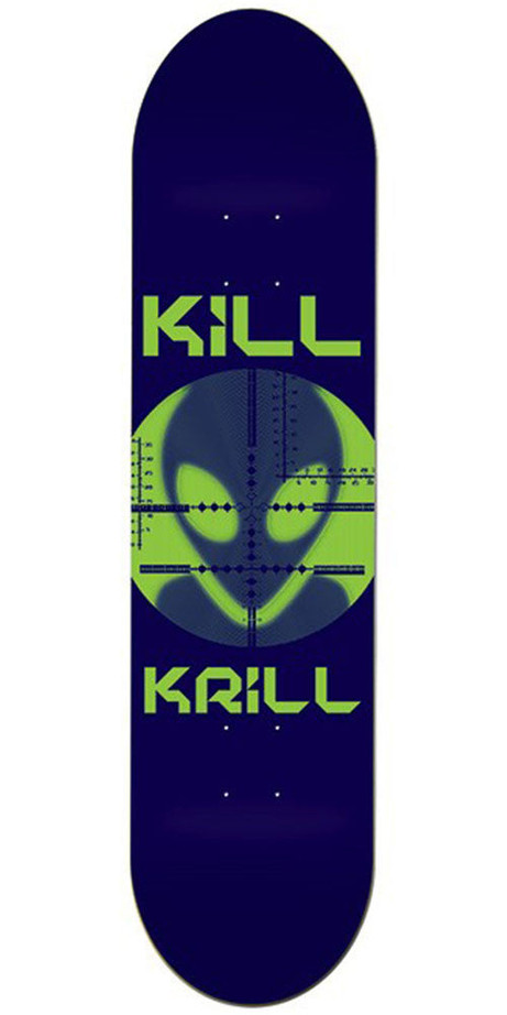 Alien Workshop Kill Krill Medium Skateboard Deck - Blue - 8.25in