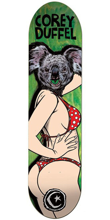 Foundation Duffel Koala Skateboard Deck - Assorted - 8.375in