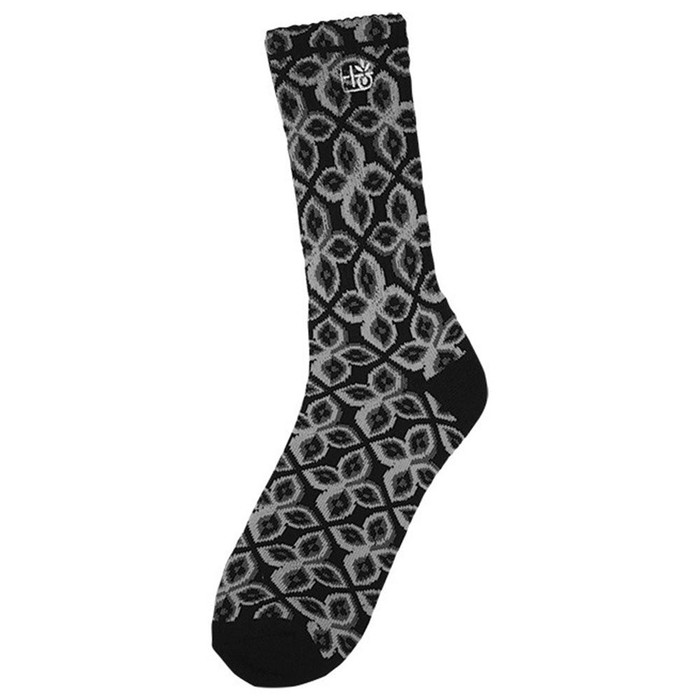 Habitat Tile Men's Sock - Grey/Black (1 Pair)