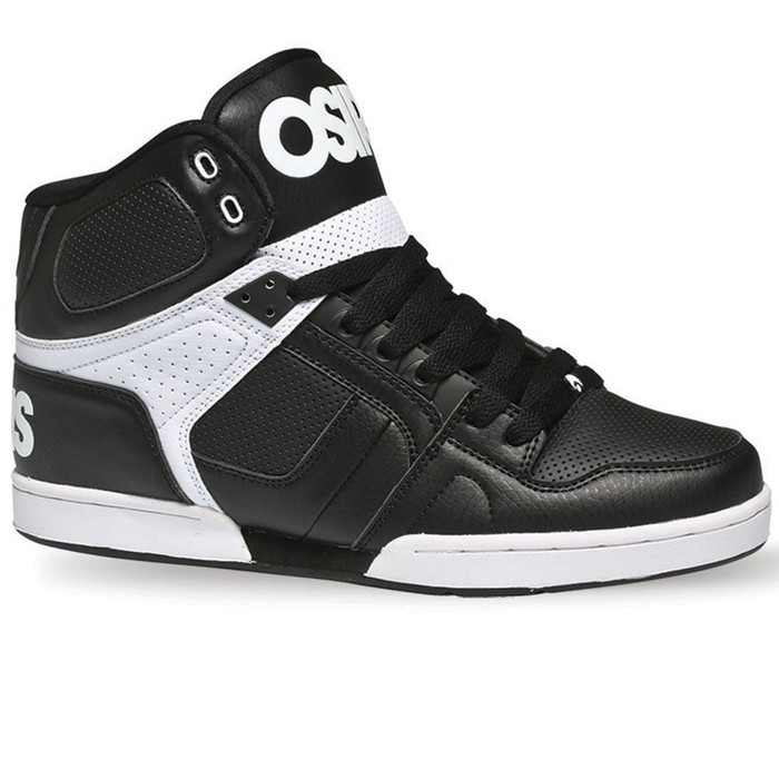 Osiris NYC 83 Men's Skateboard Shoes - Black/White/White