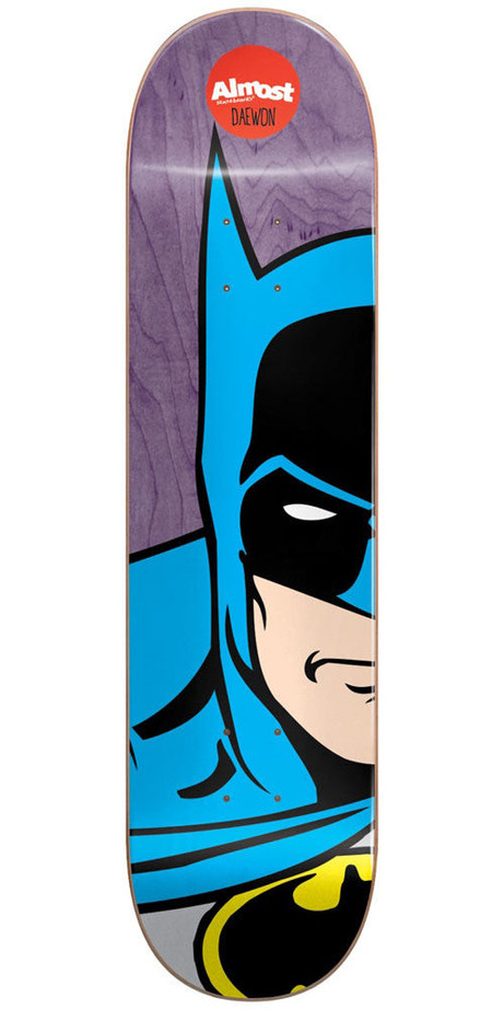 Almost Daewon Superhero Mid R7 Skateboard Deck - Purple - 7.5in