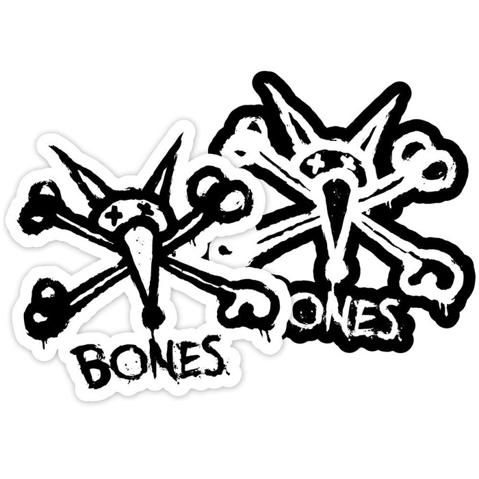 Bones Stacked 3" Sticker - Assorted