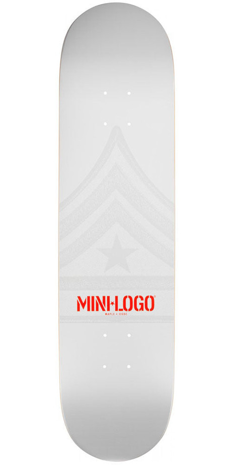 Mini Logo - White Quartermaster - 8.25 - Skateboard Deck