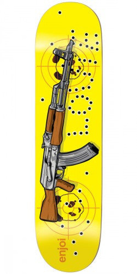 Enjoi Louie Barletta AK-47 IP Skateboard Deck - Yellow - 8.0in