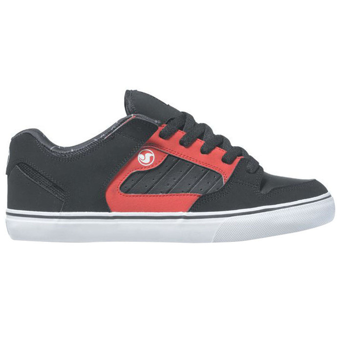 DVS Militia CT Skateboard Shoes - Black/Red Deegan 007