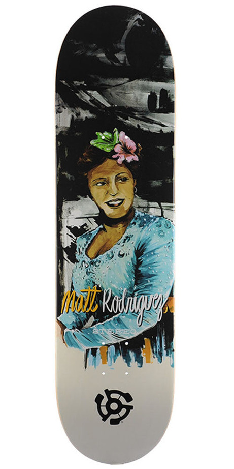 Stereo Matt Rodriguez Jazz Skateboard Deck - Multi - 8.3in