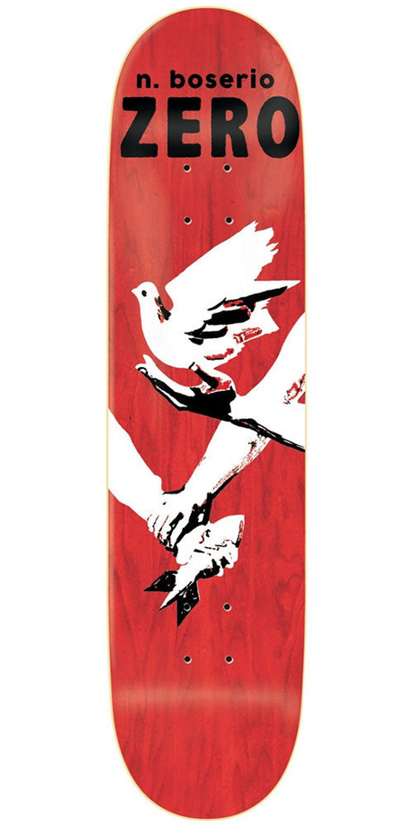 Zero Nick Boserio Propaganda Series R7 Skateboard Deck - Red - 8.375in