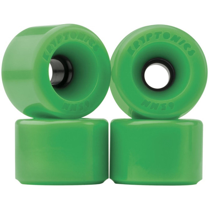 Kryptonics Star Trac Skateboard Wheels - Green - 55mm (Set of 4)