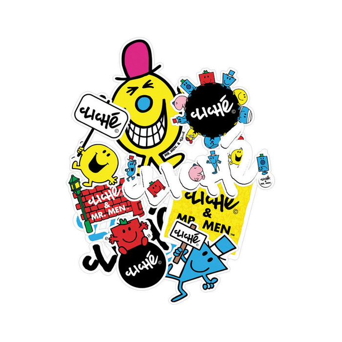 Cliche Mr. Men Stickers - Assorted