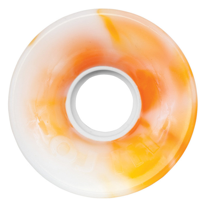 OJ Hot Juice Skateboard Wheels - 60mm 78a - Orange/White (Set of 4)