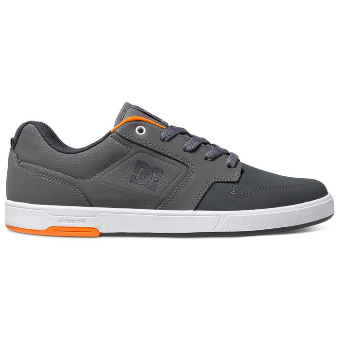 DC Nyjah Men's Skateboard Shoes - Dark Grey/Orange GO0