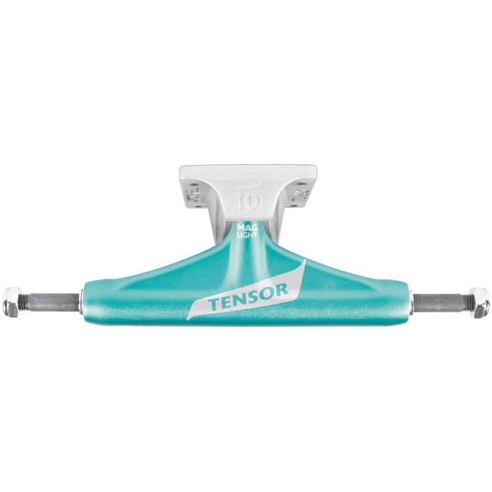 Tensor Magnesium Light Regular Flick Skateboard Trucks - Ice Blue/Silver - 6.0 (Set of 2)