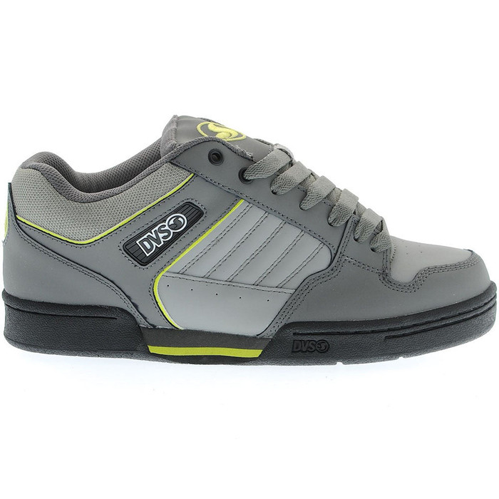 DVS Durham Skateboard Shoes - Grey/Lime Nubuck 022