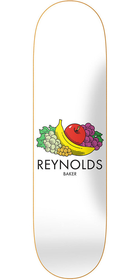 Baker AR Essentials Skateboard Deck - White - 8.0in