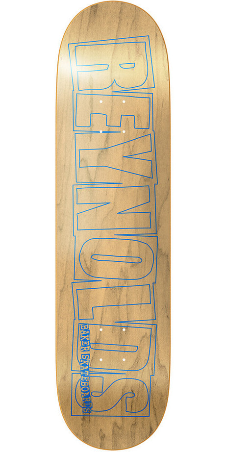 Baker AR Reynolds Logo Skateboard Deck - Blue - 8.5in
