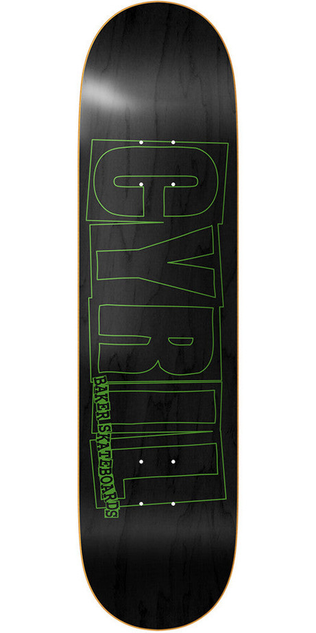 Baker CJ Cyril Name Skateboard Deck - Green - 8.125in