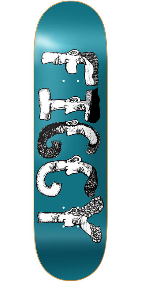 Baker JF Dabble Skateboard Deck - Aqua - 8.3875in