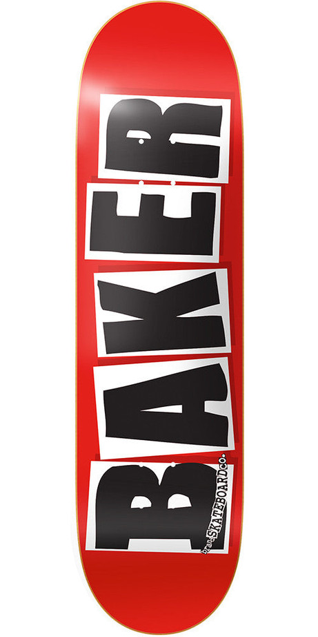 Baker Brand Logo Skateboard Deck - Black - 8.475in