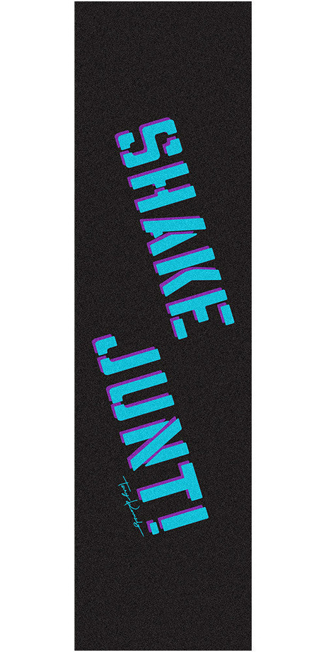 Shake Junt TK Kennedy Pro Skateboard Griptape - 9in x 33in - Black/Blue (1 Sheet)