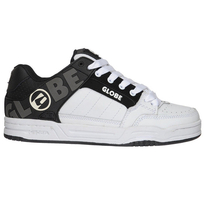 Globe Tilt Skateboard Shoes - Black/Black/White TPR