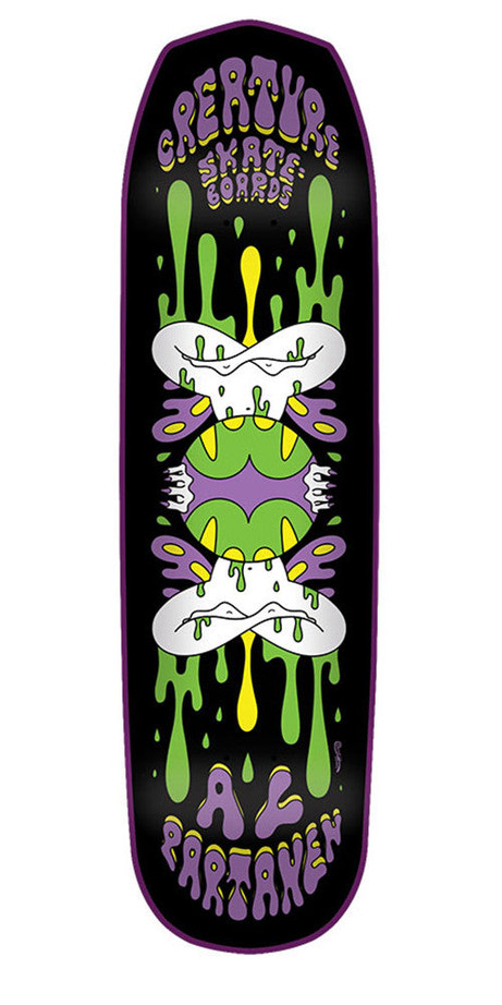 Creature Partanen Shakra LG Pro Skateboard Deck - Black - 32.325in x 8.6in