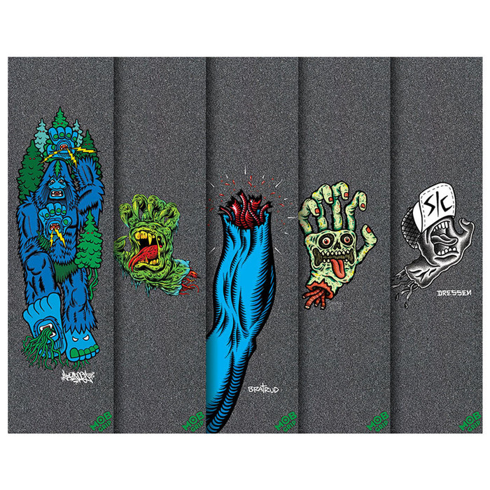 Mob Screaming Hand Art Show Vol 1. 9in x 33in Skateboard Griptape - Assorted (1 Sheet)