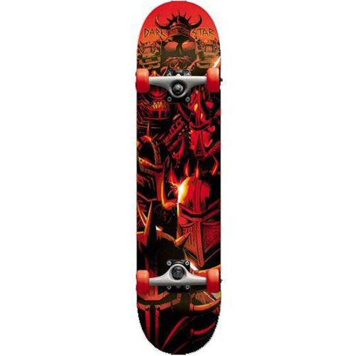 Darkstar Warheads Youth FP Complete Skateboard - Red - 6.75in