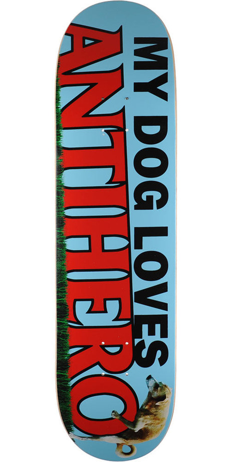 Anti-Hero Doggy MD Skateboard Deck - Blue - 8.25in x 32.0in