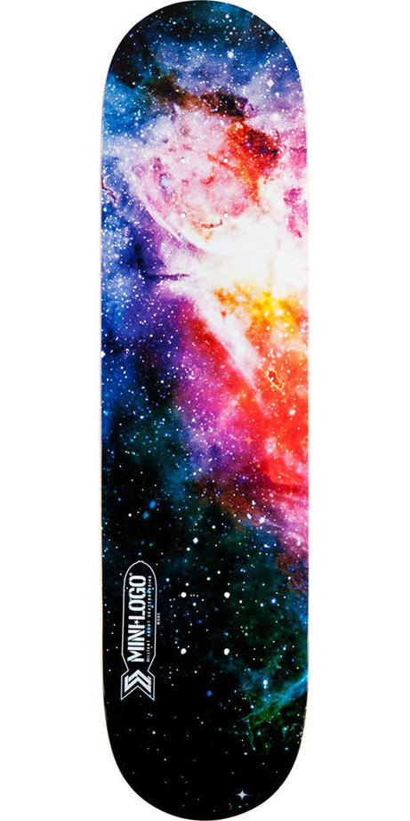 Mini Logo Small Bomb Skateboard Deck - Cosmic - 7.5in x 31.375in