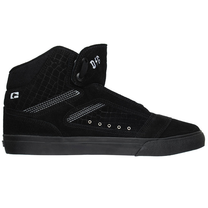 Globe The Heathen Hi Men's Skateboard Shoes - Black/Black