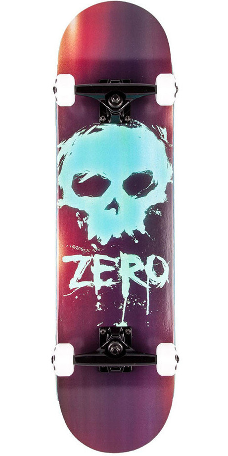 Zero Blood Skull Complete Skateboard - Black - 8.0in