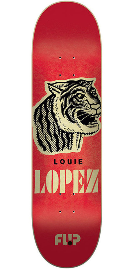 Flip Lopez Vintage Pro Skateboard Deck - Red - 32.31in x 8.25in