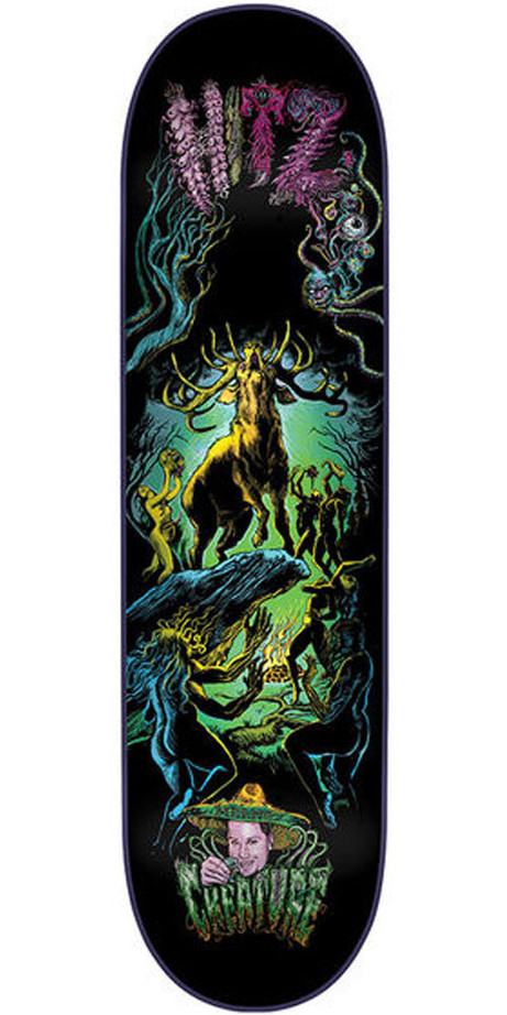 Creature Hitz Rut of the Stag Pro Skateboard Deck - Black - 32.3in x 8.6in