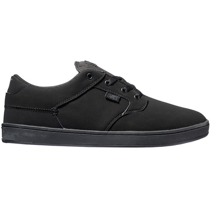 DVS Quentin Men's Skateboard Shoes - Black/Black 010