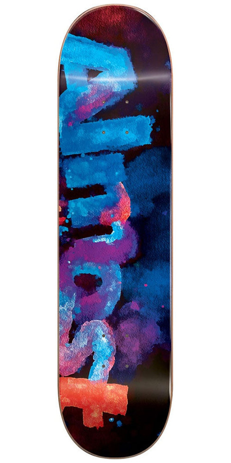 Almost Blotchy Logo HYB Skateboard Deck - Blue - 7.5in