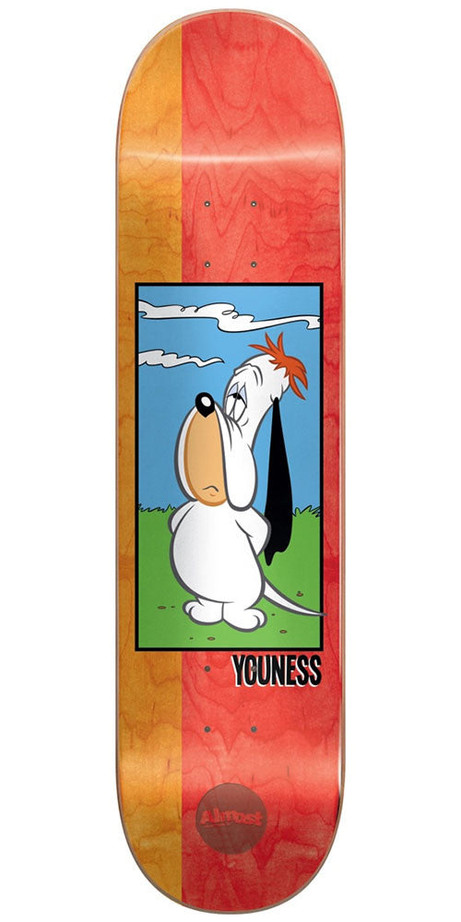 Almost Youness Amrani Droopy R7 Skateboard Deck - Red - 8.0in