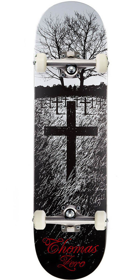 Zero Jamie Thomas Life & Death Complete Skateboard - Black/White - 8.0in