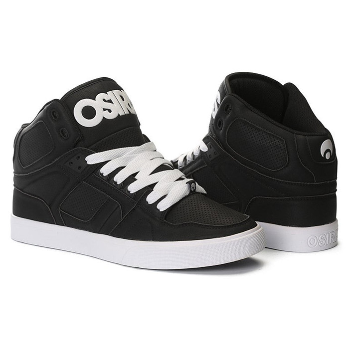 Osiris NYC 83 Vulc - Men's Skateboard Shoes - Black/White/White