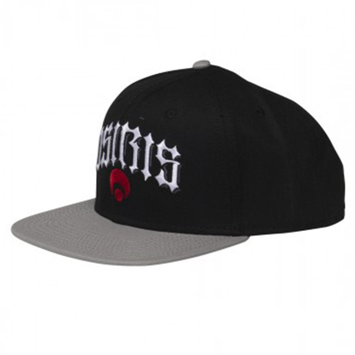 Osiris Huit Crest Snapback Men's Hat - Black/Red