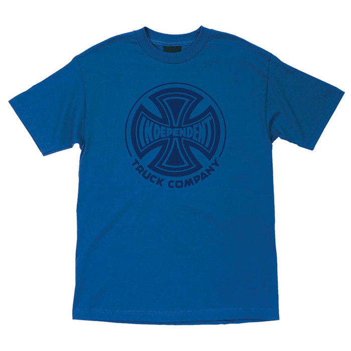 Independent Fade Cross Regular S/S T-Shirt - Royal Blue