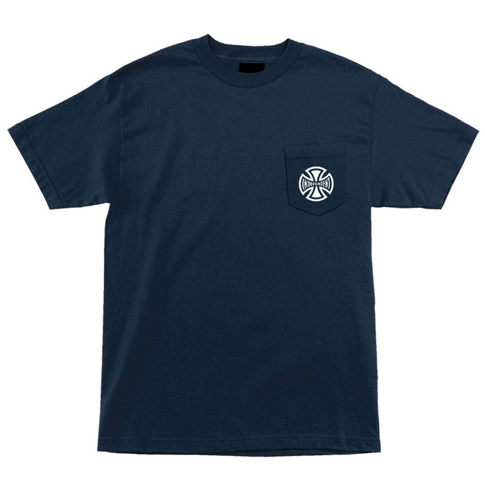 Independent Static Pocket Regular S/S T-Shirt - Harbor Blue