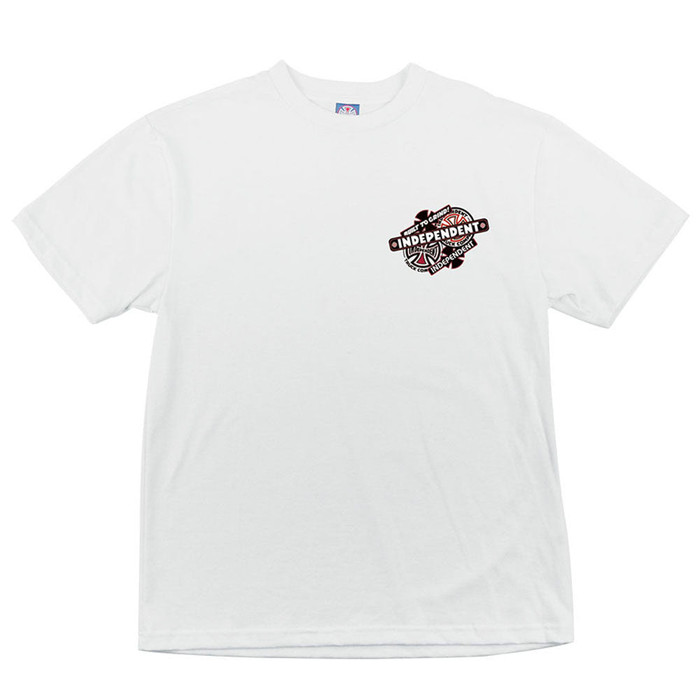 Independent Sticker Pack Regular S/S T-Shirt - White