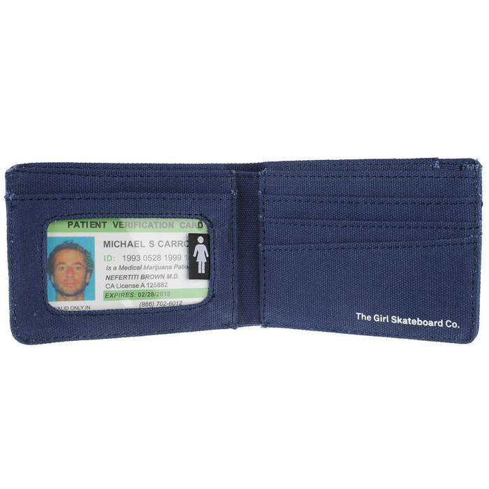 Girl Micro OG Canvas Men's Wallet - Navy