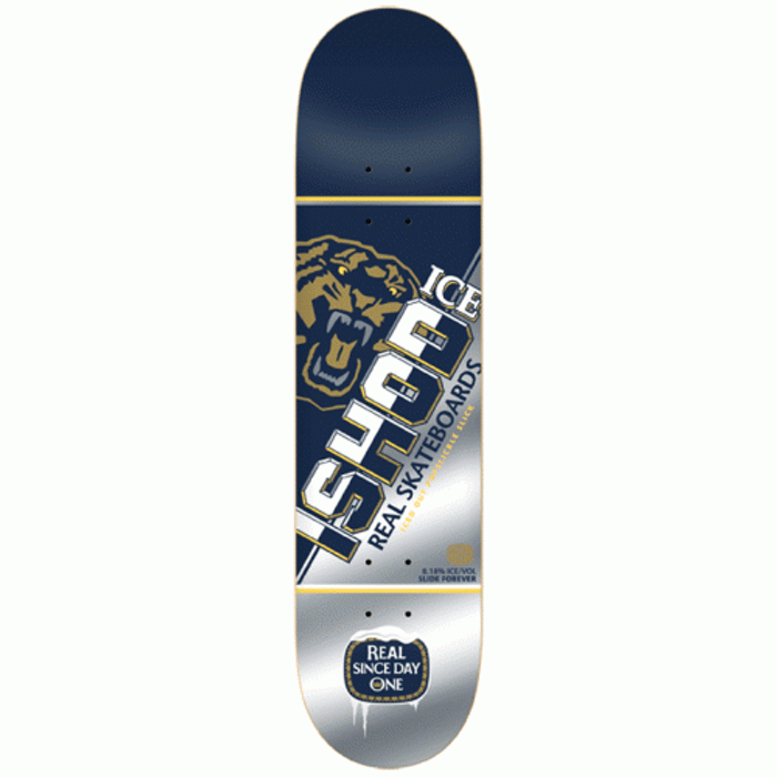 Real Wair Ice-Slick Medium - Blue/White - 8.18 - Skateboard Deck
