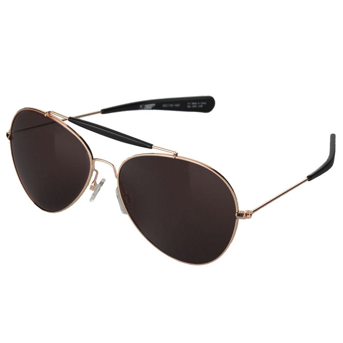 Spy Presidio Sunglasses - Gold/Black - Happy Bronze Lens