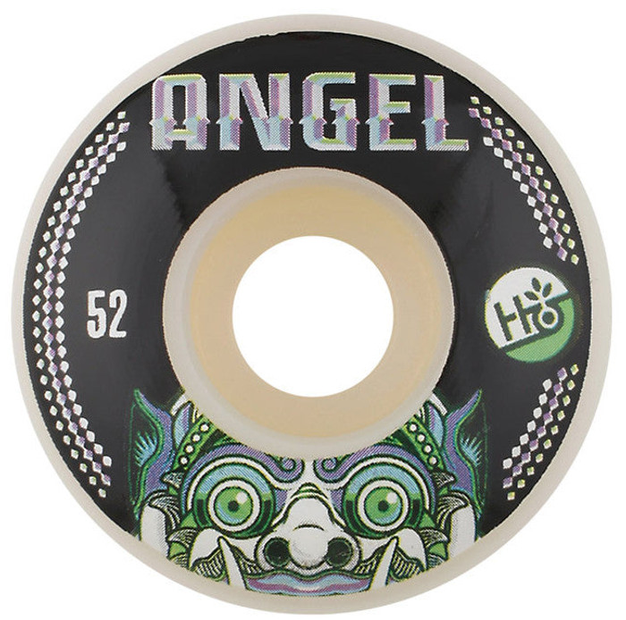 Habitat Angel Bali Mask Skateboard Wheels 52mm - White (Set of 4)