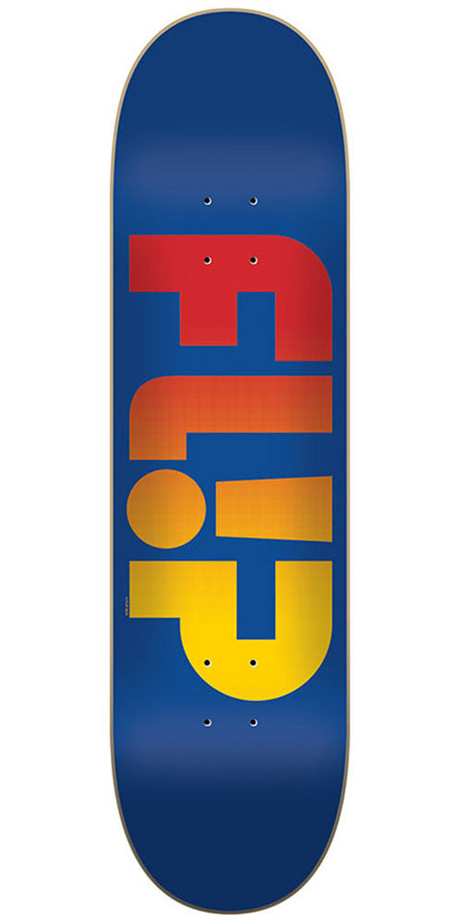 Flip Team Odyssey Faded Team Skateboard Deck - Blue -  7.75in x 31.63in